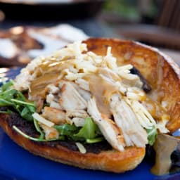 Roasted Turkey Sandwich with Cremini and Truffle