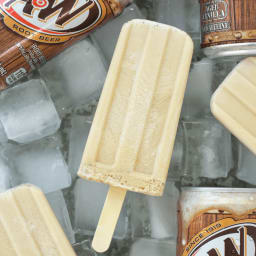 Root Beer Float Popsicles