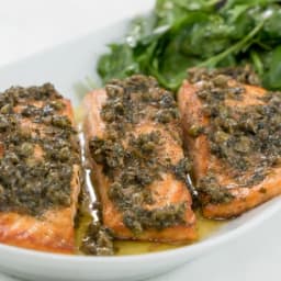 Rose Lemon Caper Salmon