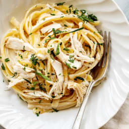 Rotisserie Chicken Alfredo