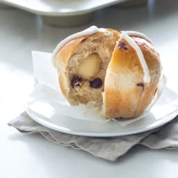 Rum Raisin Hot Cross Buns