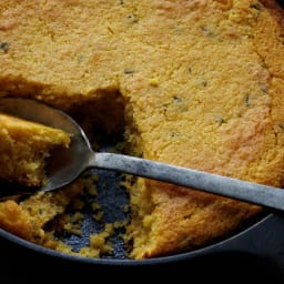 Sage and Honey Skillet Cornbread