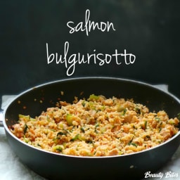 Salmon Bulgur Risotto