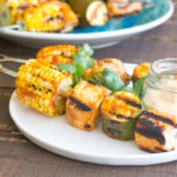 Salmon Tikka Masala Skewers