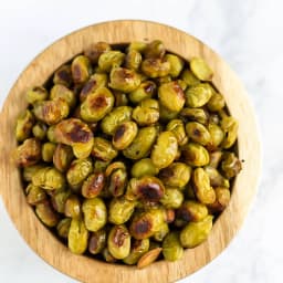 Salt and Vinegar Roasted Edamame