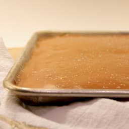 Salted Caramel Sheet Cake