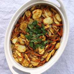 Samosa-Inspired Vegetable Casserole