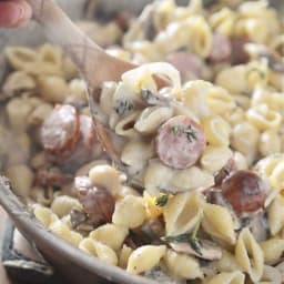 Sausage and Mushroom Mac n' Cheese Recipe