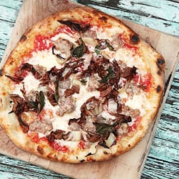 Sausage and Radicchio Pizza Recipe