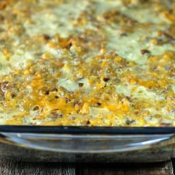 Sausage and Stuffing Brunch Bake