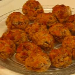 Sausage-cheese Balls with Sweet Dipping Mustard Recipe