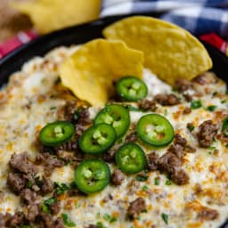 Sausage Jalapeño Popper Dip