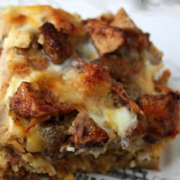 Sausage & Spiced Apple Breakfast Casserole