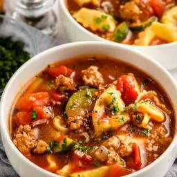 Sausage Tortellini Soup (30 Minute Meal)