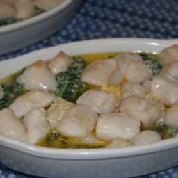 Scallops Florentine