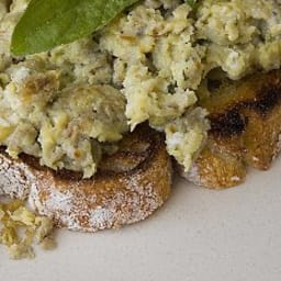 Scrambled Eggs on Toast