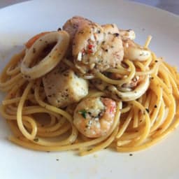 Spicy Seafood Pasta