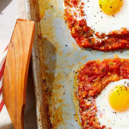 Sheet-Pan Huevos Rancheros