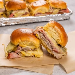 Sheetpan Cuban Sliders