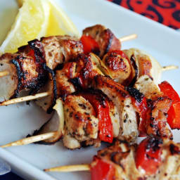 Shish Tawook- Skewered Chicken