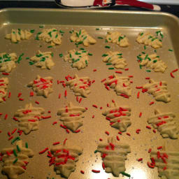 Shortbread Spritzer Cookies