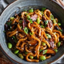 Shoyu Butter Udon Noodles