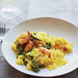 Shrimp-Asparagus Risotto