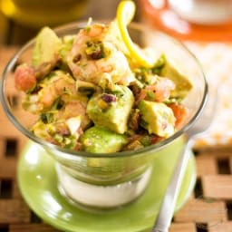 Shrimp Avocado and Grapefruit Salad