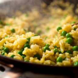 Shrimp Risotto With Peas