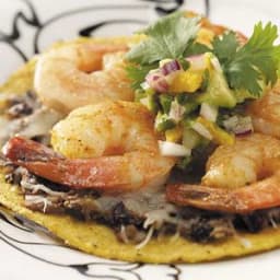 Shrimp Tostadas with Avocado Salsa Recipe