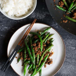 Sichuan Green Beans with Ground Pork