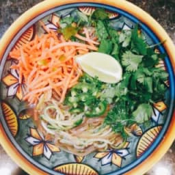 Simple Antimicrobial Pho (Low FODMAP, GF, Vegan)