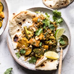 Simple Coconut Mango Chicken and Broccoli Curry