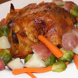 Simple Whole Roasted Chicken