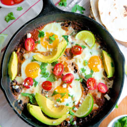 Skillet Baked Huevos Rancheros