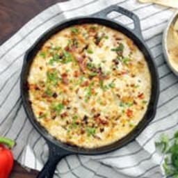 Skillet White Chicken Chili Dip