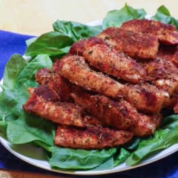 Skinny Buffalo Chicken Strips