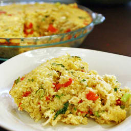 Skinny Crustless Chicken Quiche