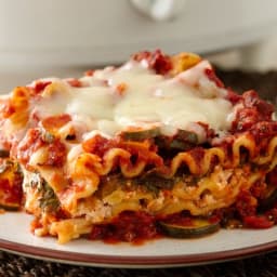 Skinny Slow-Cooker Spinach Lasagna