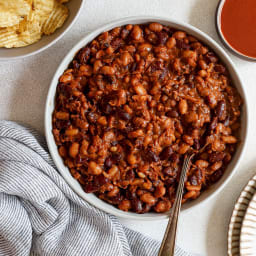 Slow Cooker Baked Beans