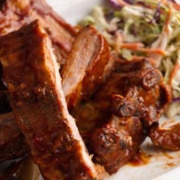 Slow-Cooker Barbecued Ribs