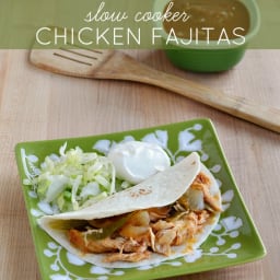 Slow Cooker Chicken Fajitas Recipe