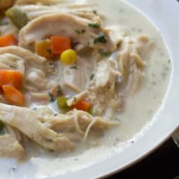 Slow Cooker Chicken Pot Pie