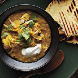 Slow-Cooker Curried Lentils With Chicken and Potatoes