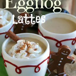 Slow Cooker Egg Nog Lattes