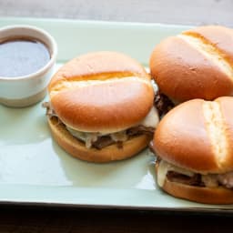 Slow Cooker Garlic Beer French Dips