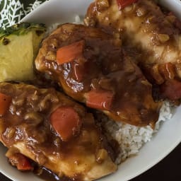 Slow Cooker Hawaiian Chicken