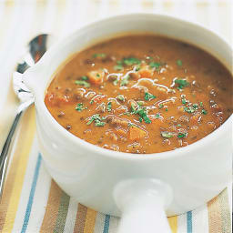 Slow-Cooker Lentil and Swiss Chard Stew