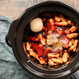 Slow Cooker Molasses Barbecue Little Smokies