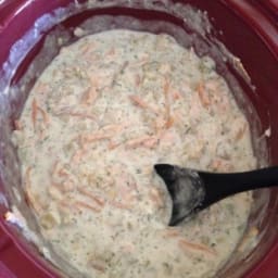 Slow Cooker Salmon Chowder